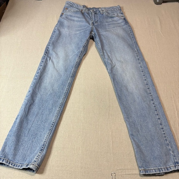 Levi's 511 Straight Blue Stretch Denim Casual Jeans Mens Size 31 X 32 - Picture 2 of 7